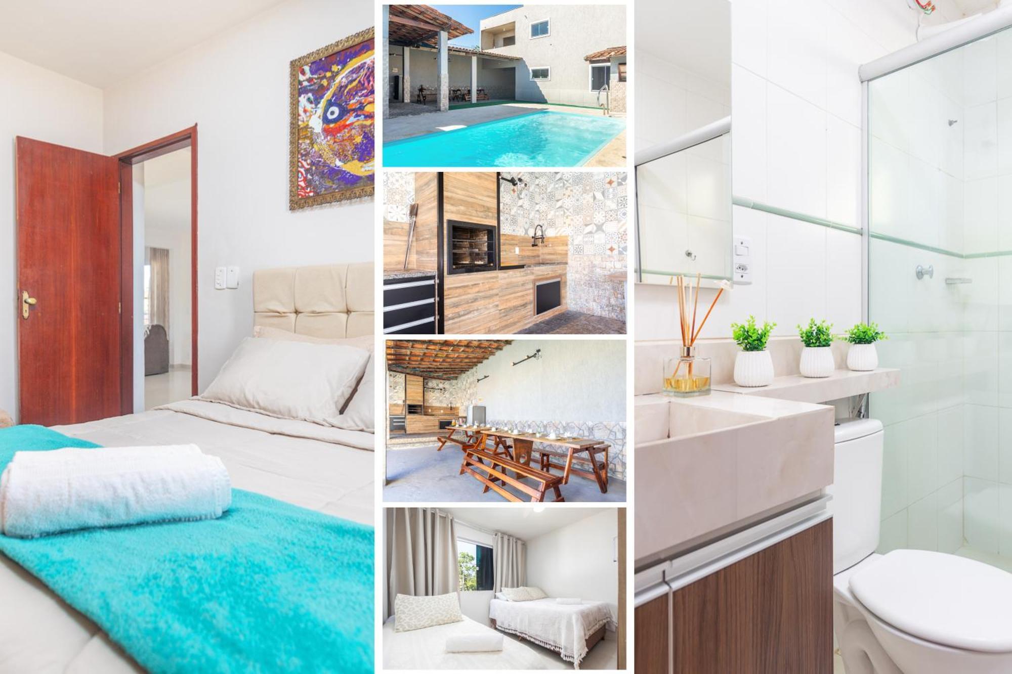 Refugio Tropical Casa De Praia Com Piscina Aquecida E 4 Suites E Garagem 3 Carros, 800 Mtrs Da Praia Internet 700 Mbps, Condominio Privado Com Pista De Skate , Quadra De Futevolei , Campos E Quadras De Futebol! Cabo Frio Eksteriør bilde